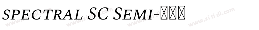 spectral SC Semi字体转换